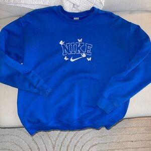 Nike Women’s Blue Butterfly Sweater